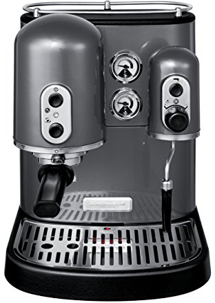 KitchenAid 5 kes2102ems Machine à expresso Artisan Medallion, argent