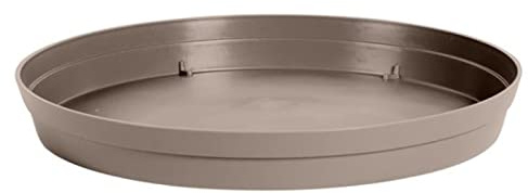 EDA Plastiques Soucoupe Toscane 13622 BR.T SX6 Taupe 15 x 15 x 3 cm