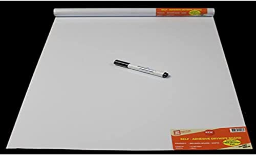 Dintex Lámina Autoadhesiva Decorada, Vinilo, Blanco, 45 cm x 1,5 m