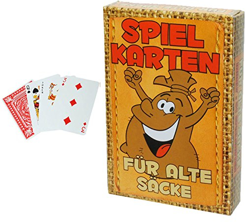 Unbekannt Spielkarten Für alte Säcke Kartenspiel Partygag Geschenk Karten Skat