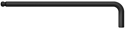 Wiha Stiftschlüssel Sechskant-Kugelkopf, schwenkbar für schwer zugängliche Bereiche, , Zoll-Ausführung brüniert (01434) 9/64 x 136 mm, 27 mm