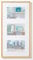 walther design Bilderrahmen gold 3x 10x15 cm Galerie mit Passepartout, New Lifestyle Kunststoffrahmen KV315G