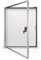 magnetoplan Vitrine CC 4 x A4, autres tailles au choix avec verre de sécurité pour l'extérieur, blanc/aluminium/gris
