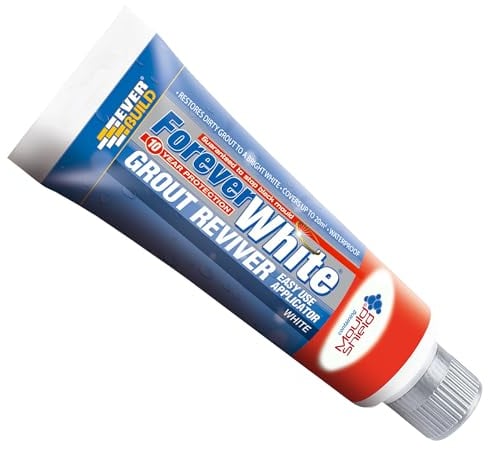 Everbuild Forever White Grout Reviver – Water Resistant – Contains Mould Shield – Suitable For Interior Use Only – Arctic White – 200ml