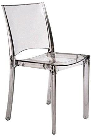 GRAND SOLEIL grandsoleil auf B Stapelsessel, Polycarbonat, Crystal Clear, 50 x 48 x 81,5 cm