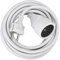 DEBFLEX - Rallonge 5m HO5VV-F 3G 1.5 / 2P+T / 16 Ampères - Blanc