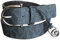 Michael Kors Gürtel Gr:S schwarz 95cm lang 3,5cm breit verchromte Schnalle, MK Logo eingeprägt und MK Anhänger, Damengürtel