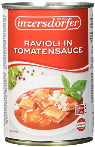 Inzersdorfer Ravioli in Tomatensau, 6er Pack (6 x 400 g)
