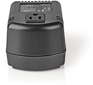 Nedis Trasformatore di Corrente, Alimentazione di Rete con 230 V AC 50 Hz, 100 W, Contatto di Protezione, Dotato di un Fusibile, Nero