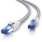 Primewire - 10m - Cable de red crudo CAT 8.1 - Gigabit Ethernet LAN 40000 Mbits - Revestido de tela - Conector RJ 45 - S FTP blindaje Pimf - Switch Router Modem Access Point