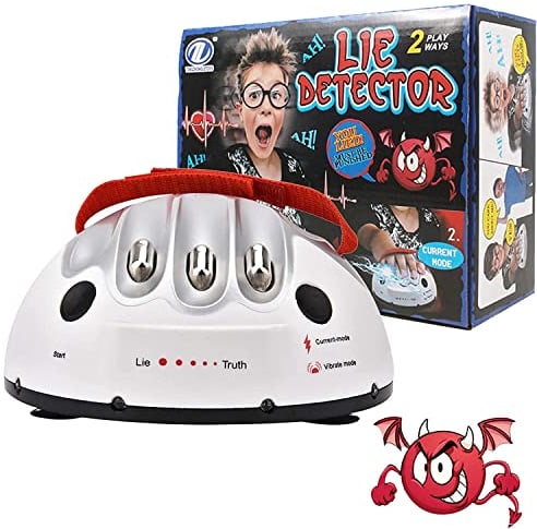 Lügendetektor, Polygraph Test, Elektroschock Polygraph Micro Electric Shock Lügendetektor Polygraph Test Finger Toy Truth Party Spielekonsole für Party Liebes Paar und Freunde