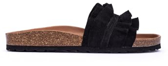 VERBENAS Sandalen Rocio Volante Negro - Größe: 41