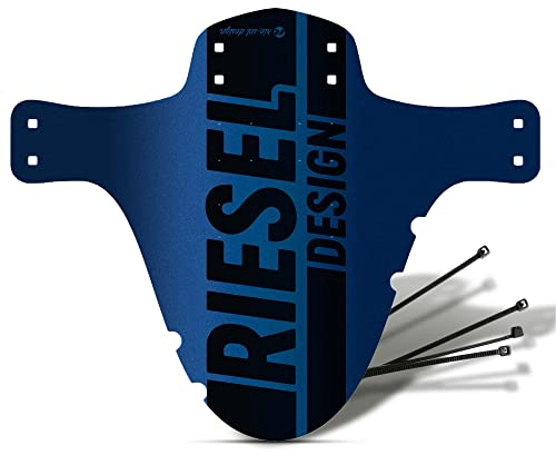 Riesel Design® 1x Mudguard - Schlamm:PE - MTB Schutzblech inkl. Kabelbinder/Stylisches Fahrrad Schutzblech & modernes Mountainbike Schutzblech für Jede Fahrradgröße