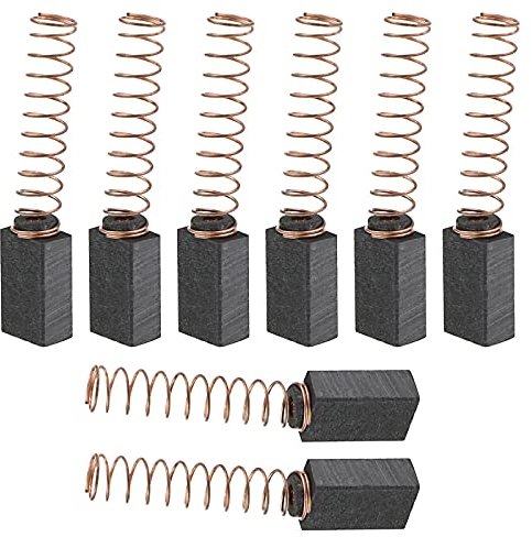 OTOTEC 4 Paia Di Spazzole Di Carbone Per Levigatrice 14x8x5mm Compatibile Con Festool ETS 150/3 EQ/ETS 150/3 EQ-C ES Parti Di Ricambio Per Smerigliatrice Trapano A Percussione Elettrico