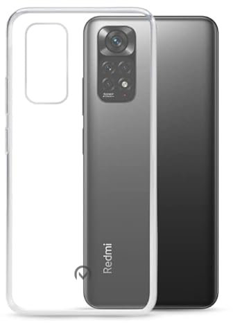 TPU Hülle kompatibel mit Xiaomi Redmi Note 10 2022 Transparent Clear Case Schutz Handy Tasche Silikon mit mungoo Displayputztuch