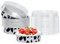 Beasea 4” 20 Pack Mini Tart Pans With Lids, Cow Print Aluminum Pie Pan 8 Oz Pie Pan Tin Tart Cupcake Disposable Pans for Pizza Pies Quiche