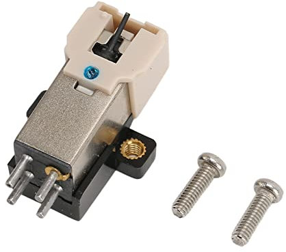 ciciglow Cartridge Stylus, Mm Beweglicher Magnetischer Tonabnehmerkopf 28 X 10 X 10 Mm Professioneller Plattenspieler-Stylus für Plattenspieler