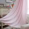 Sutuo Home Boho-Vorhang für Schlafzimmer, Wohnzimmer, 160 cm Länge, lichtfilternd, Landhaus, Vintage, Shabby-Chic-Quasten, Fensterbehandlung, Bohemian-Drapierung, 1 Vorhang 132,1 cm B x 160 cm L, Rosa