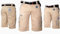 Geographical Norway Herren Cargo Shorts Kurze Hose Short Bermuda Knielang Parash, Hosengröße:L, Farbe:Beige