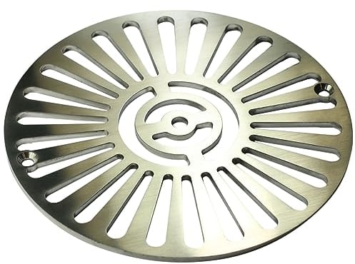 Bengs Modellbau Bodenablauf Abflussgitter Edelstahl V4A gebürstet passt für Astral 176mm