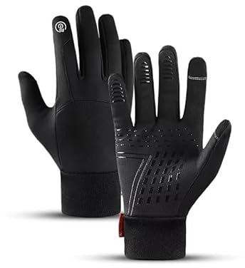 SWZEC Warme Thermo-Handschuhe Premium Fahrrad Winter Wasserdicht