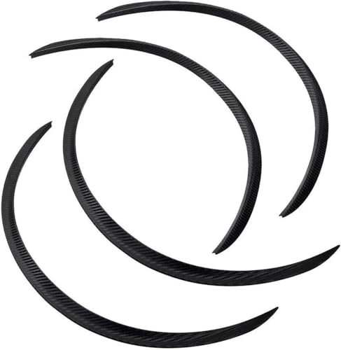 byjgs Vorne Hinten Rad Augenbraue Fender für Audi A3 A4 A5 A6 A8 Universal 73 cm, Kotflügel Radlauf Verbreiterungen Set Spritzfest Rad Augenbraue Schutz