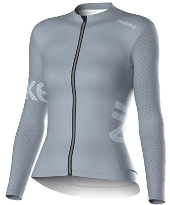 INBIKE Maillot de Ciclismo para Mujer Manga Larga Verano Secado Rápido Camiseta Bicicleta XQ050