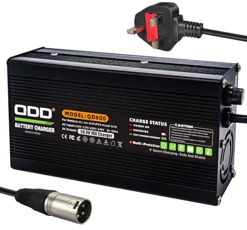 QDD 58.8V 10A Charger for 14S 51.8V/50V/52V Li-ion Lithium Battery Charger EBike/Boat/Motorcycle Battery Charger