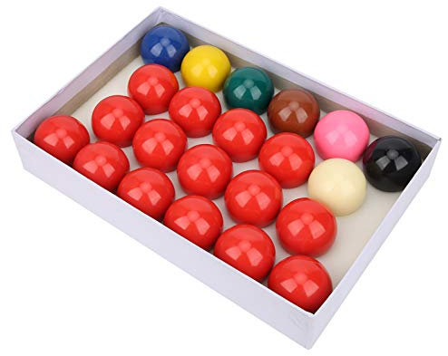 Snooker-Kugeln, 22 Stücke 52,2 mm/2,1 Zoll Snooker Billard Billardtisch Kugeln Set, Tischkugel-Set, Harz Kalk Pulver Pigment Set, für Spielzimmer
