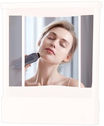 Nicht umgekehrter Spiegel – Echter Spiegel für ein echtes Bild | Echter professioneller Spiegel | Echter nicht umgekehrter Spiegel für ein echtes Bild | Schminkspiegel für den Schreibtisch mit echtem