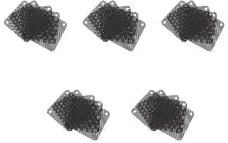 AYPOHU Cuttable Computer Mesh Dustproof Chassis 40x40mm PVC PC For Case Fan Cooler Black Filter Adapter Cable Connector Expander Splitter Cable Fan Converter Controller Card