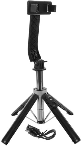 SWOOMEY Palo Selfie Extensible de 4 Patas Soporte Multifuncional para Teléfono Móvil Trípode Estable para Grabar Video Transmisión Directo y Viajes Longitud Ajustable Portátil para Vacaciones