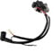 Módulo de bobina de encendido del motor, sistema de 2 cables, pieza de repuesto compatible con cortador de cepillo de 4 tiempos, motosierra, cortacésped, agujeros de montaje de 33 mm, cable negro