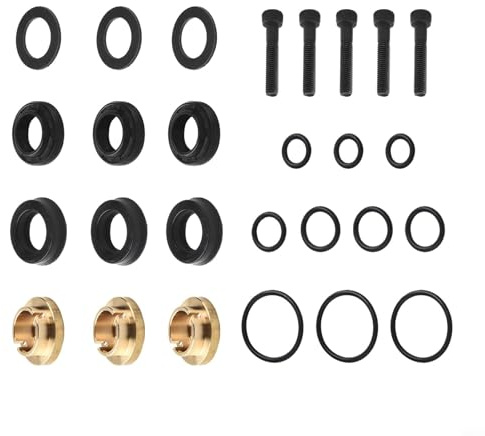 Hochdruckreiniger-Pumpendichtungssatz, 27-teilig, Ersatzteile kompatibel mit 190595GS 190711GS für Hochdruckreinigungsmaschine
