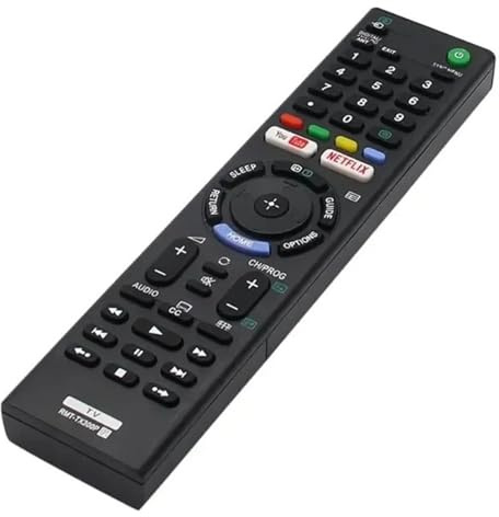 Télécommande RMT-TX300P, Compatible avec La Télécommande Universelle Sony BRAVIA TV avec Boutons Youtube Netflix KD-43X7000E KD-43X7000F
