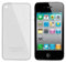itronik® Luxus Hard Case HÜLLE Tasche für Apple iPhone 4 4G 4S Deluxe Chrome Akkudeckel HARDCASE ETUI HÜLLE SCHUTZHÜLLE Cover Bumper Weiss