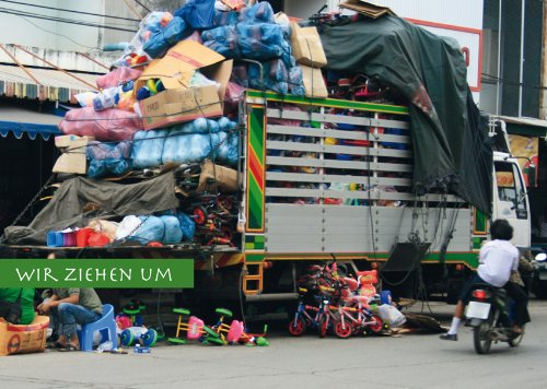 15 Postkarten wir ziehen um Umzug - witzig LKW Chaos 1103