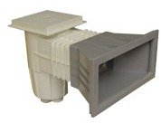 Skimmer gris pour piscine béton et liner
