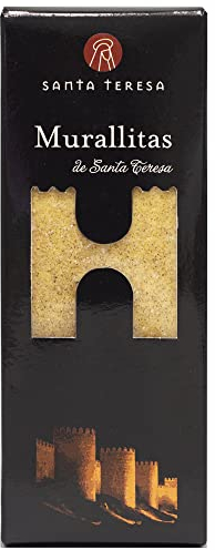 Santa Teresa - Murallitas - Galletas De Mantequilla Tradicionales Con Suave Aroma A Naranja, Limón, Canela Y Vainilla - Elaboradas De Forma Artesanal Sin Conservantes Ni Aditivos. 375 Gramos