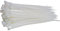 1000 Stück Profi Kabelbinder weiss Industriequalität 200 mm x 2,5 mm 18,2 kg Zugkraft Nylon cable ties für Industrie PC Garten von Damstone