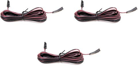 3er Set LED mini Stecker Verlängerungskabel 1,8m für Möbelleuchte Aufbauleuchte Küchenleuchte Einbauspot