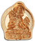 Gandhanra Tibetische TSA TSA Form,Mini Buddha Form,Buddha Schablone,Kupferform für die Herstellung von Ton Buddha Statue,Buddhismus Ritual,Grüne Tara