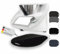 Premium Gleitbrett für den Thermomix - TM5 & TM6 - Hochwertiger Gleiter aus Premium Acrylglas - MADE IN GERMANY (Schwarz Hochglanz)