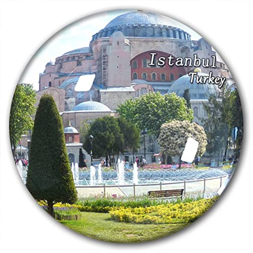 Türkei Istanbul Kühlschrankmagnet Kühlschrankaufkleber Dekorativer Magnet Reise-Souvenir Kristallglas
