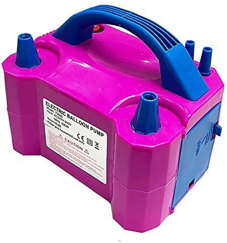 MIXXON Dual Nozzle Electric Balloon Pump 600W, Air Inflator Pump, Mini Quick Balloon Pump, Electric Balloon Air Inflator Pump for Party Birthday Wedding Decoration