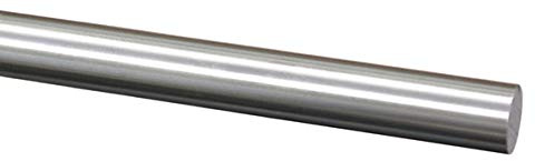 Stab/Rundstahl Ø 10 mm geschliffen, Länge 750 mm Edelstahl V2A Rundmaterial Rundstab Rundprofil VA Geländer Treppen Balkongeländer Grill Grillrost 1 Stück