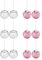 Tiuimk 12 Pieces Disco Ball Cup Cocktail Cup Tea Bottle for Bar Wine Glass