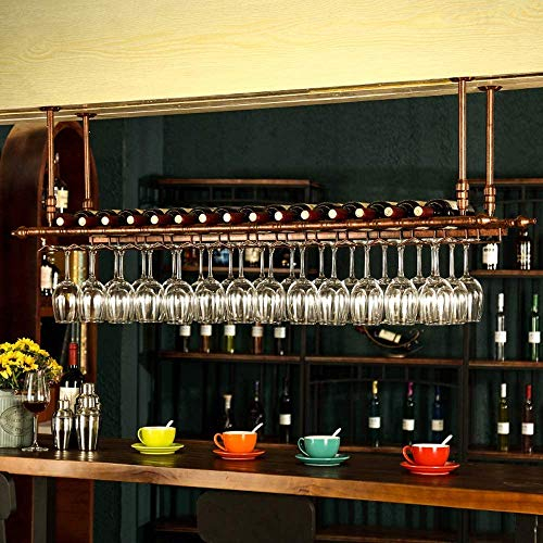 casier à vin,Support à barre de suspension en acier à faible teneur en carbone, support à verre, support à gobelet, décoration commerciale créative pour la maison, 2 couleurs, 4 tailles (cou