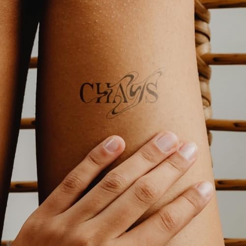 Electric chaos - Inkster Tattoo | vegane & wasserfeste Temporäre Tattoos für Erwachsene - EU-Kosmetikzertifizierte Farbe - revolutionäres 2 Wochen Tattoo | Premium Klebetattoos