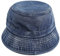 Sombrero de mujer con estampado de sol y pescador de doble cara, gorra de béisbol con cuerda, azul marino, Talla única